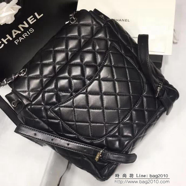 香奈兒CHANEL 中號91121Backpack全羊皮製作雙肩背包 DSC1310